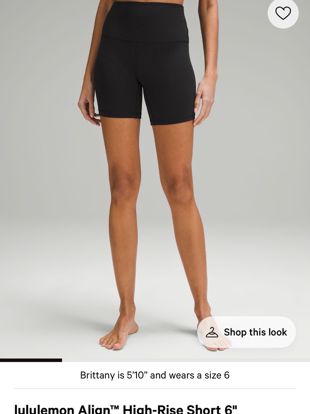 lululemon Align Shorts in Black